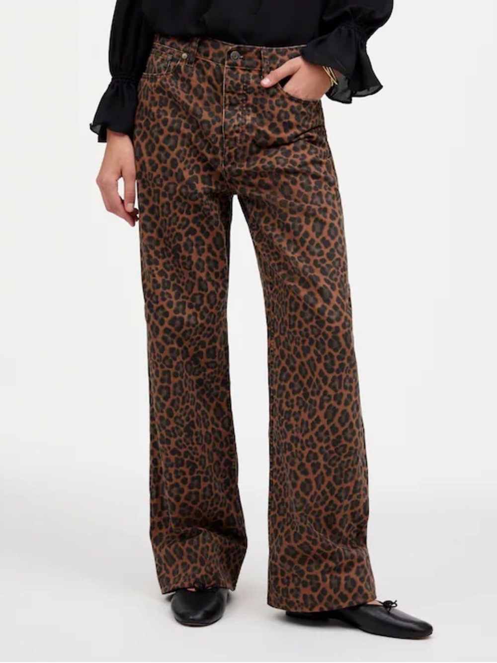 Madewell Low Slung Baggy Jeans Dark Coffe Rigid 30